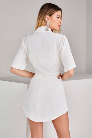 Conjunto Zaira branco - Garotabrasilstore Conjunto Zaira branco - Garotabrasilstore