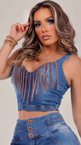 Modellatore Jeans cropped Modellatore Jeans cropped