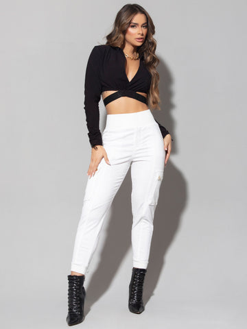 Cropped Preto Blazer Cropped Preto Blazer