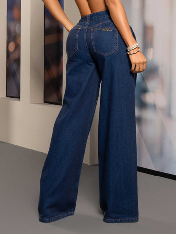 Calça Wide Leg Feminina Calça Wide Leg Feminina