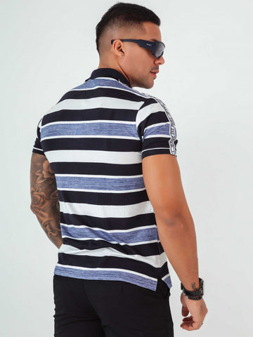 Gola Men's Polo Shirt Listra Blue Gola Men's Polo Shirt Listra Blue