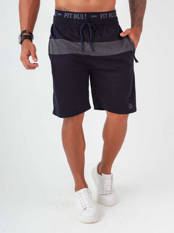 Pantalón Corto Hombre Pit Bull con Elástico Personalizado Negro Pantalón Corto Hombre Pit Bull con Elástico Personalizado Negro