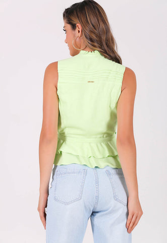 Wrap-around and Tie-up Blouse Wrap-around and Tie-up Blouse