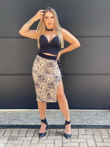 Ribbed Midi Skirt Ribbed Midi Skirt