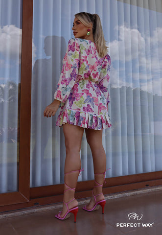 Vestido Estampado - Garotabrasilstore Vestido Estampado - Garotabrasilstore