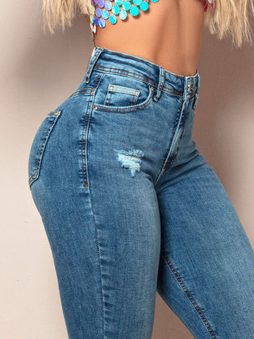 CalΓ§a Jeans Modelagem ClΓ‘ssica com Destroyed - Garotabrasilstore CalΓ§a Jeans Modelagem ClΓ‘ssica com Destroyed - Garotabrasilstore