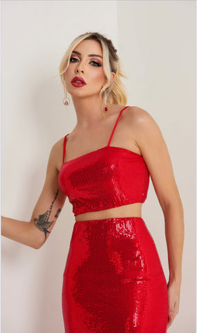 Conjunto Paetê Midi By Lyss - Garotabrasilstore Conjunto Paetê Midi By Lyss - Garotabrasilstore