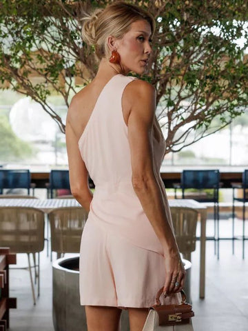 Conjunto Ponta Pillie em Viscose Creponada | Assimétrico e Elegante