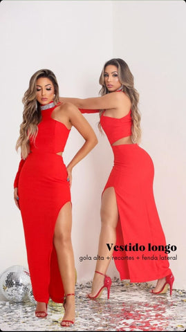 Vestido Longo vermelho