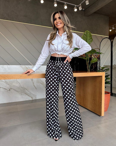 Cropped camisa Bia