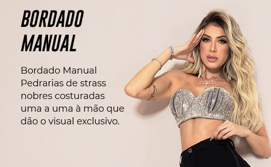 Top Conceito com strass - Garotabrasilstore