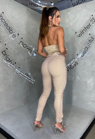 Calça Chloe Bege