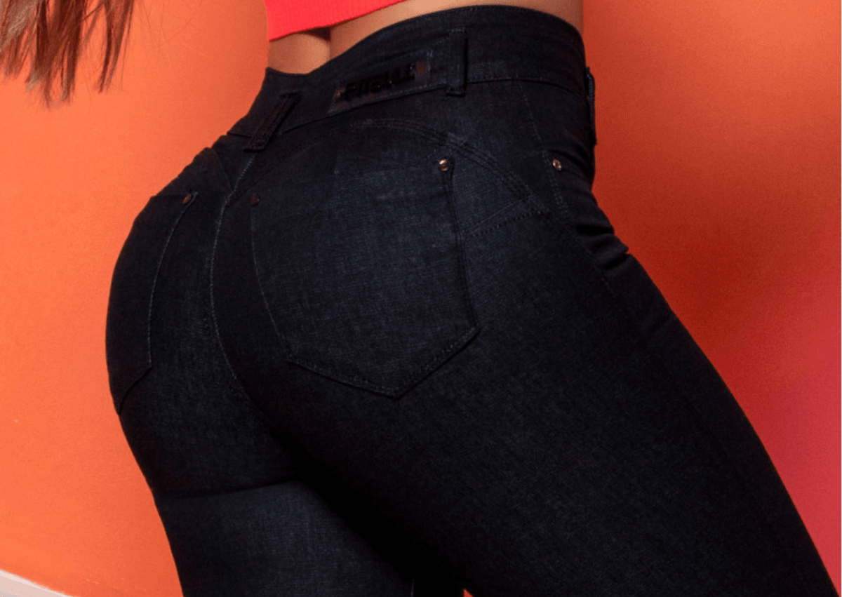 Calça jeans empina bumbum e pedraria - Garotabrasilstore